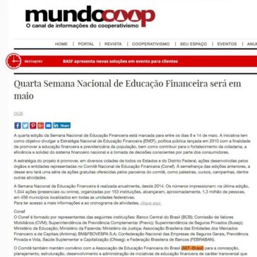 Quarta Semana Nacional de Educação Financeira será em maio – Mundo Coop